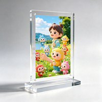 Support de table en acrylique pour affiches, impression UV haute définition, support photo personnalisé en acrylique avec fermeture magnétique