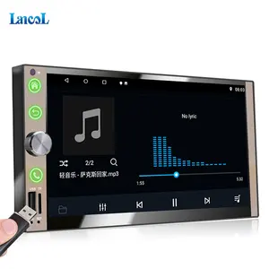 Lancol gut verkaufen Android 7 Zoll 2 Din Touchscreen Autoradio Unterstützung Rückfahr kamera