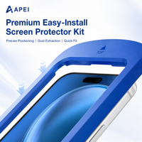 Protection d'écran en verre trempé OEM avec logo personnalisé, Crystal Armor, 9H, confidentialité, HD, transparent, kit sans poussière, emballage de vente au détail