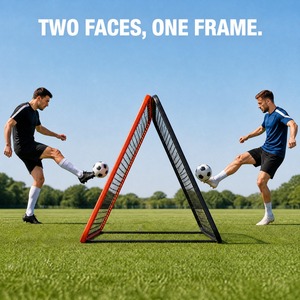 Rete Rimbalzante per Allenamento Calcio con Telaio a Tubo Quadrato Bifacciale - Product Image 5