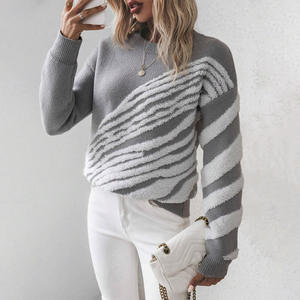 Pull d'hiver Oem Pull en jacquard Pull en tricot Fabricant chinois Pull en intarsia épais personnalisé pour hommes Vêtements pour femmes - Product Image 4