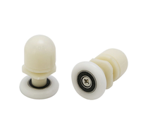 8 pièces/ensemble Accessoires de cabine de douche Roulettes en plastique à roulement pour porte coulissante en verre Composants de salle de bain