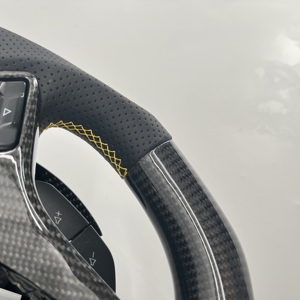 Volant en fibre de carbone véritable avec éclairage LED pour <span class=keywords><strong>Corvette</strong></span> <span class=keywords><strong>C7</strong></span>, petites commandes acceptées, pièces automobiles personnalisées - Product Image 5
