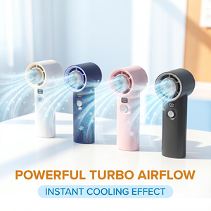 Ventilador Portátil de Mano de Alta Velocidad para Exteriores, Recargable, sin Aspas, con Batería de 9000mAh y Motor sin Escobillas, Venta al Por Mayor de Fábrica - Product Image 4