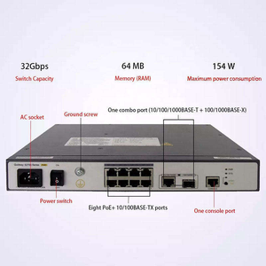 S2700-9TP-PWR-EI 02352335 Network <b>Switch</b> with 8 <b>Ethernet</b> 10/100 Poe+ Ports - Product Image 2