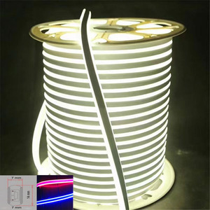 Manzara Aydınlatması için Kırmızı Yeşil Mavi Pembe Soğuk Beyaz Sıcak Beyaz Renklerde IP65 Dereceli PVC Esnek LED <span class=keywords><strong>Neon</strong></span> 220V Üretimi - Product Image 6