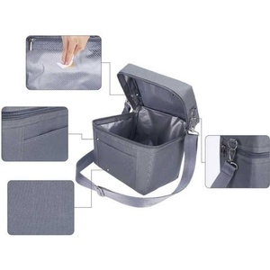 Bolsa térmica Peva para entrega, bolsa térmica Oxford de gran capacidad para almuerzo, bolsas térmicas aisladas con correa de mano y hombro para el almuerzo - Product Image 3