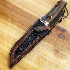 Navaja Táctica Pillager de Alta Calidad con Hoja de Acero Inoxidable D2, Personalizable, con Funda de Madera OEM, para Supervivencia Industrial y Bricolaje - Product Image 4