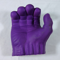 Venta caliente Diseño personalizado Color Puño en forma de juguetes suaves Guantes de boxeo PU Espuma Estrés Juguete