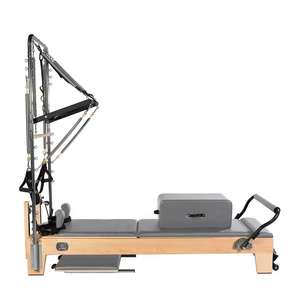 Máquina <span class=keywords><strong>de</strong></span> Pilates Reformer Multifuncional, Cadillac Reformer para Entrenamiento <span class=keywords><strong>de</strong></span> Equilibrio Corporal, Reformer <span class=keywords><strong>de</strong></span> Pilates con Medio Trapecio - Product Image 1