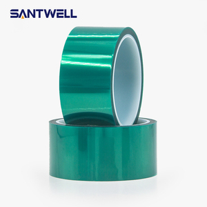 เทป PET สีเขียวทนความร้อนสูง เทปปิดฉนวนแบบไม่ทิ้งคราบ สำหรับแผงวงจร PCB ชุบเคลือบและเคลือบด้วยผง - Product Image 1