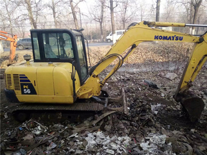 Pelle hydraulique Komatsu PC55MR d'occasion haut de gamme, moteur Cummins, poids opérationnel de 29 tonnes, capacité de la benne de 1,7 m³, puissance de 136 kW, confortable - Product Image 3