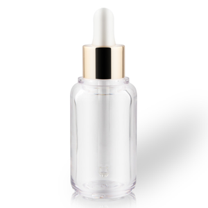 Vente en gros de flacons compte-gouttes en verre dépoli transparent avec embout en aluminium doré brillant, 20/410, 15 ml, 30 ml, pour huiles essentielles personnelles - Product Image 3