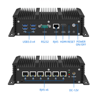 Firewall perangkat keras Mini komputer Pc I5 10310U 6 Nic Port Win Linux Pfsense OS untuk peralatan jaringan nirkabel Status WIFI SATA