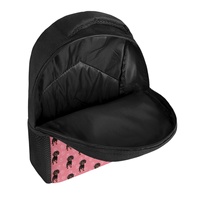 Sac à dos tendance 3D motif champignon de 12 pouces avec prise casque, sac d'école en polyester imperméable