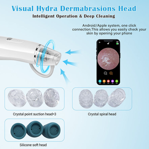 Appareil de beauté multifonctionnel 9-en-1 Hydra Dermabrasion <span class=keywords><strong>à</strong></span> aspiration visuelle pour l'élimination des points noirs, <span class=keywords><strong>Masque</strong></span> facial <span class=keywords><strong>à</strong></span> <span class=keywords><strong>oxygène</strong></span> 2026 - Product Image 3