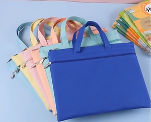Carpeta de Archivo A4 con Cierre de Tela Oxford, Multifuncional, Personalizada, para la Escuela y Oficina, Venta al Por Mayor de Fábrica - Product Image 1