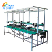 Table de production industrielle en aluminium, ligne de production électronique ESD établi table de travail
