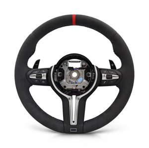 Volante Modificado SOON TODA de Cuero Genuino Negro con Costuras de Colores para <span class=keywords><strong>BMW</strong></span> F10 F30 ZC-M3-P1 - Product Image 6