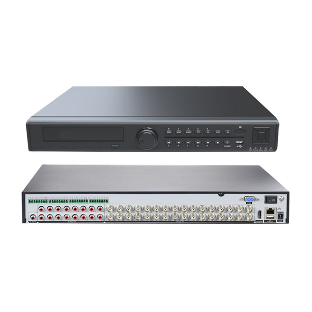 CCTV Hybrid H.264 32CH 4pcs SATA 5M-N Digital Video Recorder 5 in 1 HD Audio VGA P2P Surveillance HVR XVR H.265 DVR