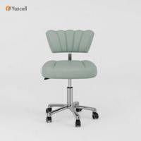 Chaise de laboratoire réglable Yoocell, couleur blanche, chaise de médecin, chaise dentaire, chaise ESD