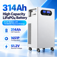 Système de stockage d'énergie solaire tout-en-un 15 kWh, onduleur 6200 W, batterie LiFePO4 51,2 V 280 Ah 314 Ah avec MPPT