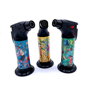 Factory Directly Design Big Size <strong>Torch</strong> Lighter Cigar Smoking Isqueiro Plastic <strong>Torch</strong> Gas Lighter - Product Image 4