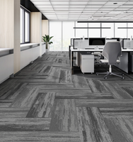 Moquette de luxe haut de gamme pour hôtels et bâtiments commerciaux, carrelage 33x100, design moderne pour bureaux, boucle tuftée pour usage gouvernemental