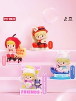 POPMART Little Sweet Bean 'Language Love' Série Figurine PVC Fantasy Sci-Fi Boîte Mystère à l'Échelle 1/144 Boîte Surprise Originale