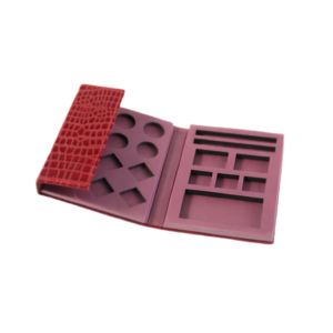 Custom Eco-Friendly Recyclable <b>Waterproof</b> Rigid Cosmetic Palettes Handle Rectangle Magnetic Closure Art Paper UV Four-Color - Product Image 2