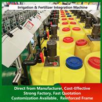 Machine d'irrigation et d'engraisnement manuelle à trois voies en alliage d'aluminium Runyep pour serres, jardins et agriculture, multi-canaux en option, stable