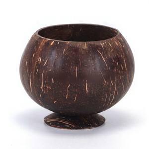 Wholesale Handmade <b>Coconut</b> Shell <b>Cup</b> Natural Eco Friendly Reusable Tableware for Desserts Drinks Ice Cream and Smoothies - Product Image 1