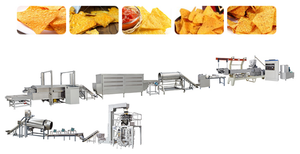 Máquina para Hacer Doritos, Extrusora de Doble Tornillo, Línea de Producción de Snacks Fritos - Product Image 6