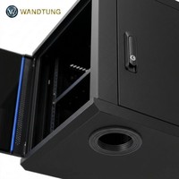 Armoire serveur réseau murale compacte 12U de 19 pouces – Armoire de données murale pour serveurs et réseaux