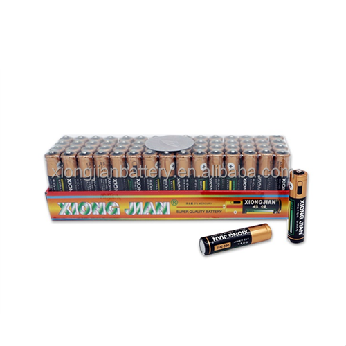 Xiongjian Dry AAA Battery R03 Carbon Zinc Battery Um4 1.5V for Remote Control Toys Consumer Electronics Power Tools