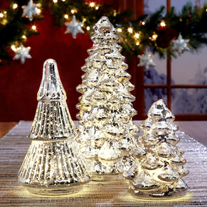Décorations d'arbre <span class=keywords><strong>de</strong></span> <span class=keywords><strong>Noël</strong></span> rotatives <span class=keywords><strong>de</strong></span> luxe décoration <span class=keywords><strong>de</strong></span> <span class=keywords><strong>table</strong></span> d'arbre <span class=keywords><strong>de</strong></span> <span class=keywords><strong>Noël</strong></span> en verre led artificiel écologique - Product Image 2