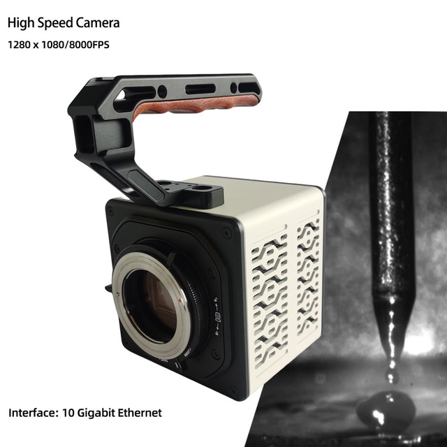 Machine Vision High Speed Camera Global Shutter CMOS Sensor 10GigE Real Time Recording Aerospace Industrial Scientific Research