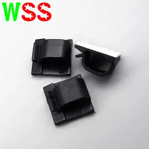 WSS Clips de cordon solides pour mur, sous le bureau, lumières de Noël, voiture, caméra de tableau de bord, Ethernet, fils électriques auto-adhésifs