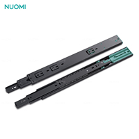 NUOMI Quincaillerie pour meubles Glissière de tiroir sous plan Heavy Duty YOUTH Series Trinodal Ball Bearing Rebonding Drawer Slide