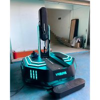 NINED Machine de jeu VR à faible encombrement, simulateur d'intérieur, plateforme de course à pied, utilisation en centre commercial, métal durable