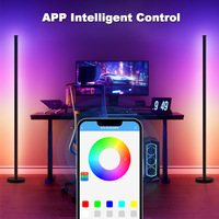 Lampe sur pied d'ambiance musicale électrique Magic Color Pickup pour salon, chambre et coin de chambre