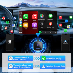 Adaptateur STWEI 2 en 1 Mini filaire vers sans fil CarPlay et Android Auto 5 GHz WiFi5 pour les voitures d'origine avec CarPlay / Auto filaire - Product Image 3