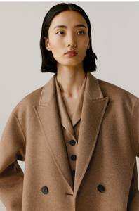 Tendance ODM/OEM Personnalisé Veste et <span class=keywords><strong>Pull</strong></span> WoCoat Populaire, Vêtements Modernes de Luxe en Mélanges de Laine et Cachemire 100%, Modèle Long K - Product Image 4
