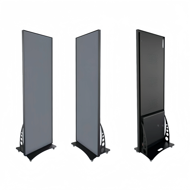 Commercial LED Mirror Display with Touch Dynamic LED Poster Screen for Public Spaces Smart LED Mirror Advertising Signage