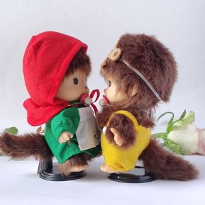 Nouvelle peluche singe de 15 cm, rembourrage en coton PP, emballage en sac filet, prix de la machine à grue de style maternelle - Product Image 1