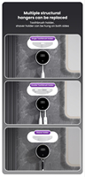 Stérilisateur de brosse à dents UV portable, séchage thermique par détection infrarouge, batterie rechargeable 1000 mAh, autonomie de 40 à 60 jours