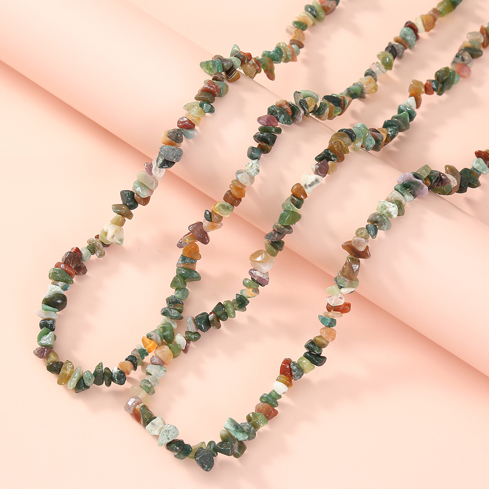 Natural Irregular Colorful Agate Stones Loose Beads Crushed Stones for DIY Jewelry Making Necklaces Bracelets