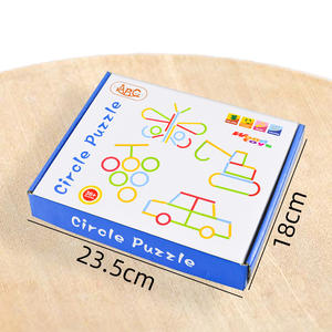 Juguete Educativo de Madera para el Desarrollo de la Inteligencia de los Niños en Edad Preescolar, Palos Creativos, Anillos, Vehículos, Rompecabezas Montessori - Product Image 6