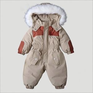 Abrigo Térmico Ligero con Capucha para Niños, Otoño/Invierno 2025, Ropa de Abrigo Gruesa para Bebés, Traje de Nieve Infantil - Product Image 3