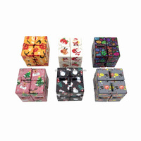 Cubo tascabile giocattolo Fidget Infinity Cube con stampa UV diretta in fabbrica cinese con più modelli disponibili